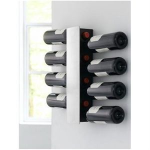 Image of Steel Function - Vinreol til væg 8 flasker
