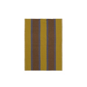 Ferm Living - Viskestykke - Hale - Lime/Bright Blue/Choco