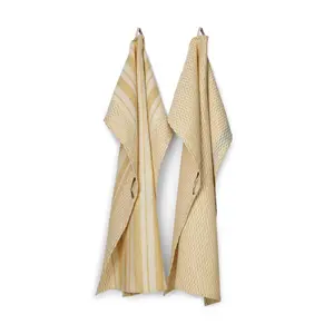 Compliments - Viskestykke - Mount Tea Towels 50x70 cm - 2 pack - Mustard