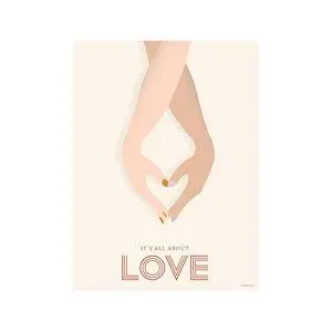 VISSEVASSE - It´s all about love - 50x70 cm