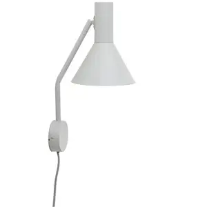 Frandsen - Lyss væglampe - mat lysegrå - Ø18 cm