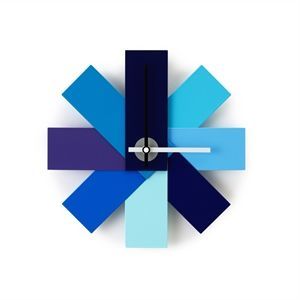 Image of Normann Copenhagen Watch Me Vægur - blå