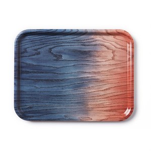 Applicata - Tribute to Wood Tray, large blue