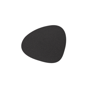 LindDNA - Dækkeserviet -  Table mat curve - Core Flecked Antracite - 24x28 cm