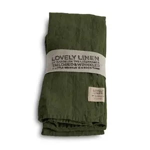 Lovely Linen - Stofserviet - Jeep Green - 45x45 cm