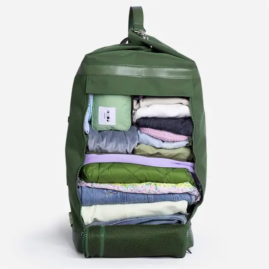 KAOS - Rygsæk, Weekend bag, Grøn, 40 Liter - 28x50x28 cm