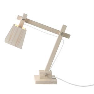 Image of Muuto - Wood lamp - bordlampe i træ (hvid ledning)