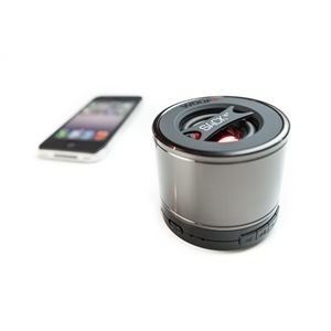 Image of SACK it WOOFit - Mini højtaler - gun metal (højde 7 cm)
