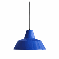 Værkstedslampe i Ø 50 cm - blue