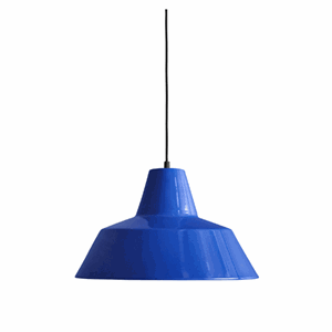 Image of Værkstedslampe i Ø 50 cm - blue